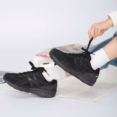 (Women) New Balance 480 Series v5 Retro Casual jogging Shoe Black W480SK5 3