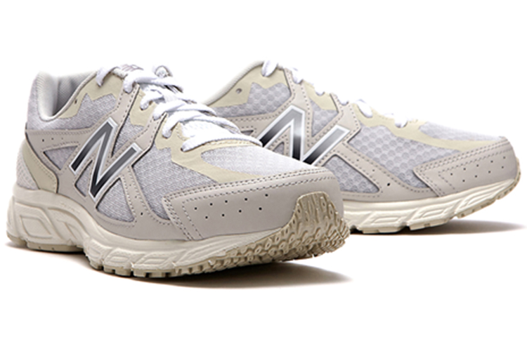 Shop New Balance NB 480 低筒 跑步鞋 女款 米色 4E寬