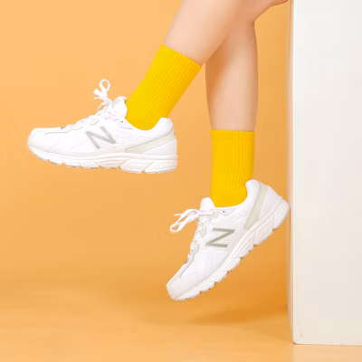 (Women) New Balance 480 V5 For Grey/ 'White' W480KW5 1