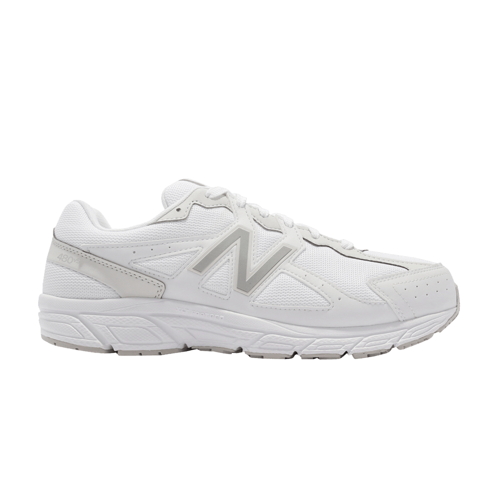 (Women) New Balance 480v5 4E Wide 'White Silver' W480KW5-4E