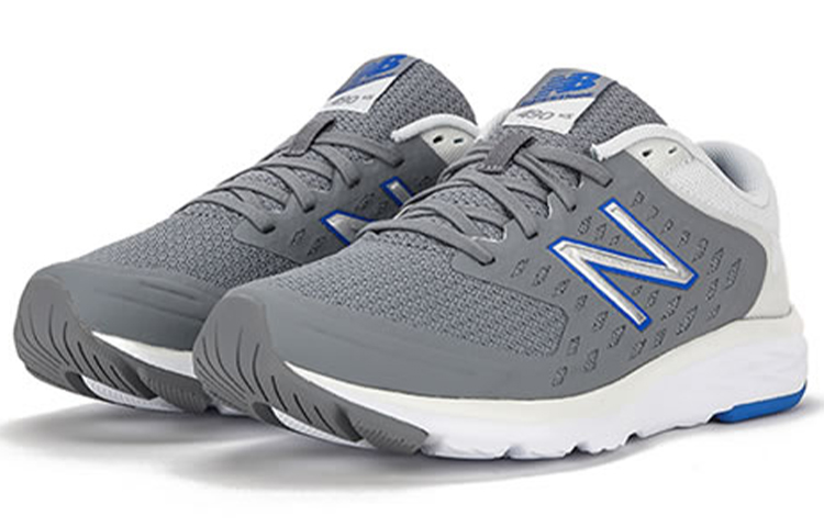 Order New Balance 490系列 輕便透氣 低筒運動跑步鞋 女款 灰白色