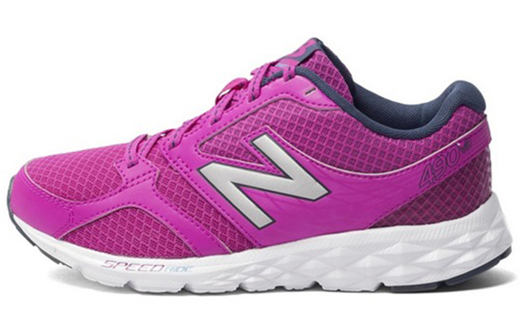(Women) New Balance 490 Series Wear-resistant Non-Slip Shock Absorption Low Tops Sports 'Purple' W490CA3