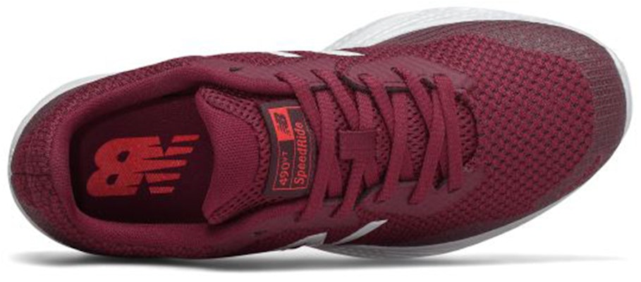 (Women) New Balance 490 v7 Shoes Red 'Burgundy' W490LS7 Lookbook (Women) New Balance 490 v7 Shoes Red 'Burgundy' W490LS7