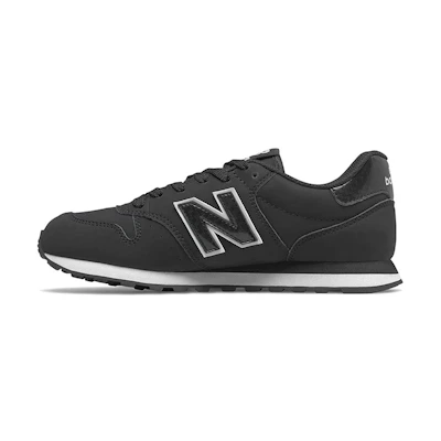 (W) NB 500 'Black White Outlined'