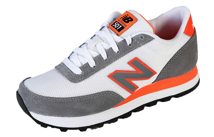(W) NB 501 Ballistic Sneakers /Grey/Orange 'White' 圖 2