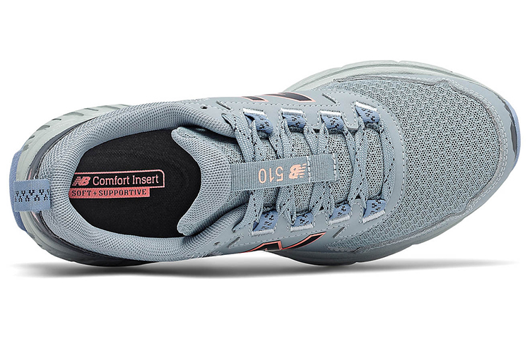 Lookbook New Balance 510系列 v5 Trail 越野減震防滑 低幫跑步鞋 女款 灰藍色