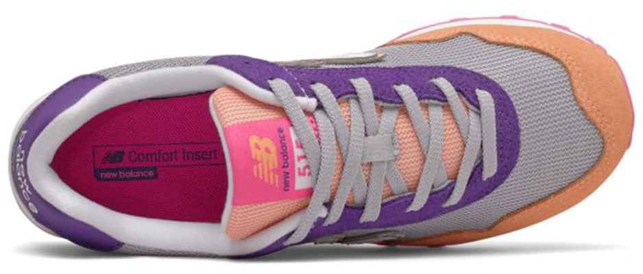 (W) New Balance 515 Series v3 /Ungu/Oren 'Kelabu' WL515PB3 Lookbook (W) New Balance 515 Series v3 /Ungu/Oren 'Kelabu' WL515PB3