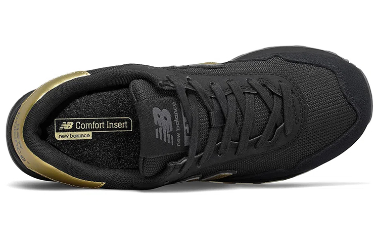 Lookbook (W) New Balance 515v1 'Negro Oro Metálico' WL515CAA