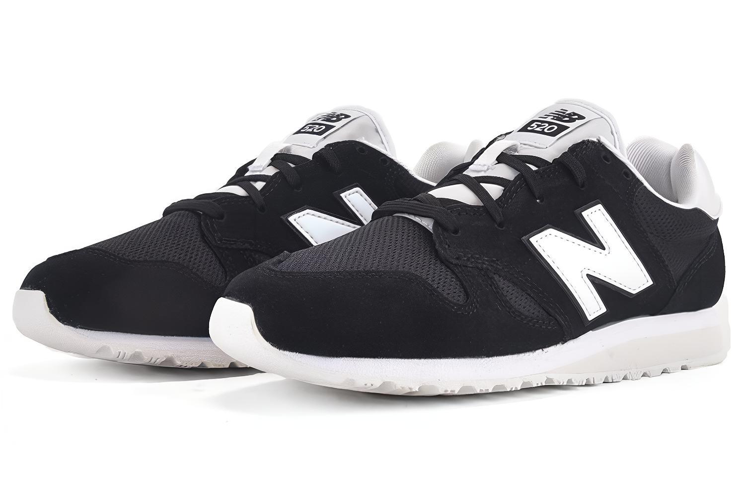 Order (W) New Balance 520 Series Zwart/Wit WL520LK