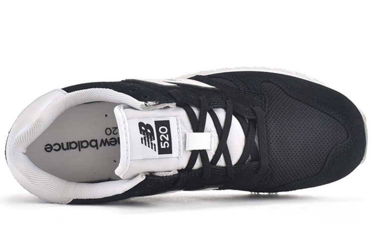 Shop (W) New Balance 520 Series Zwart/Wit WL520LK