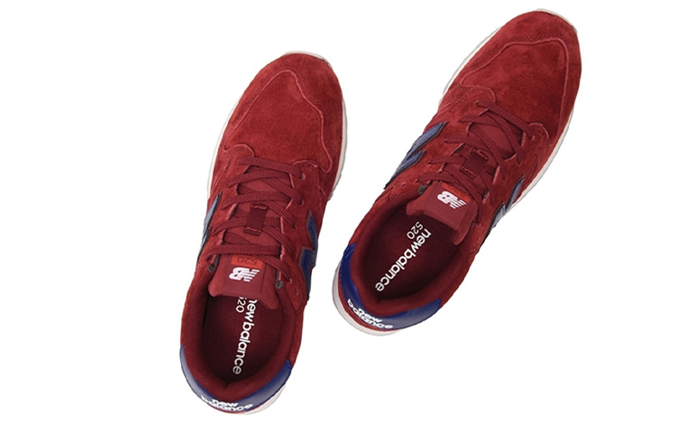 Shop (W) New Balance 520 Chaussures Rouge/Bleu WL520AR