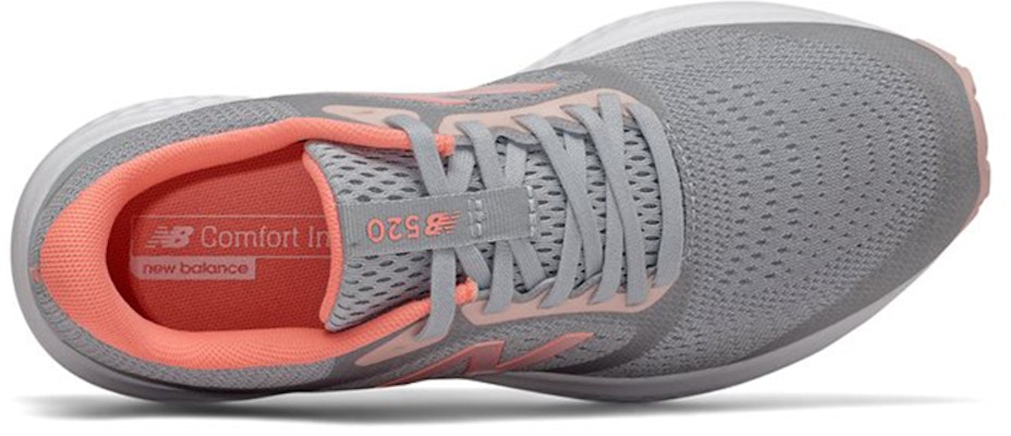 (Women) New Balance 520 v6 Grey 'Gray Orange' W520LG6 Lookbook (Women) New Balance 520 v6 Grey 'Gray Orange' W520LG6