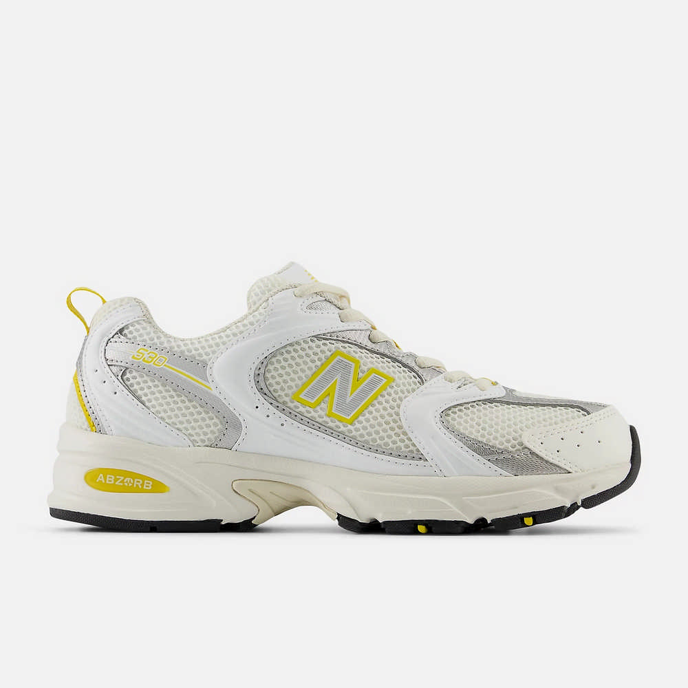 (Women) New Balance 530  Lifestyle Shoes White Yellow White color White color MR530SY-D