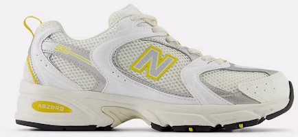 (Women) New Balance 530 Lifestyle Shoes White Yellow White color White color MR530SY-D (Women) New Balance 530 Lifestyle Shoes White Yellow White color White color MR530SY-D