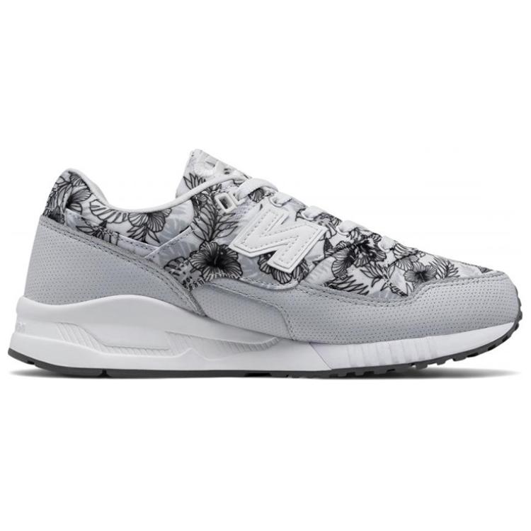 Order (W) New Balance 530 Siri 90an Bunga dan Tumbuhan Kelabu/Putih W530TCB