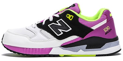 (Women) New Balance 530 Series Low-Top Black//Purple 'White' W530BOB (Women) New Balance 530 Series Low-Top Black//Purple 'White' W530BOB