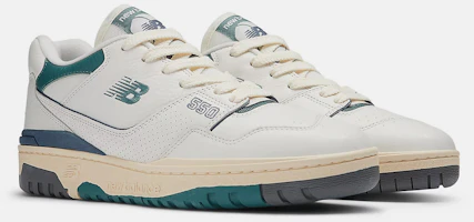 Order (W) New Balance 550 Freizeitschuhe Weiß Grün Weiß Herren/Damen Sneaker BB550PTB-D