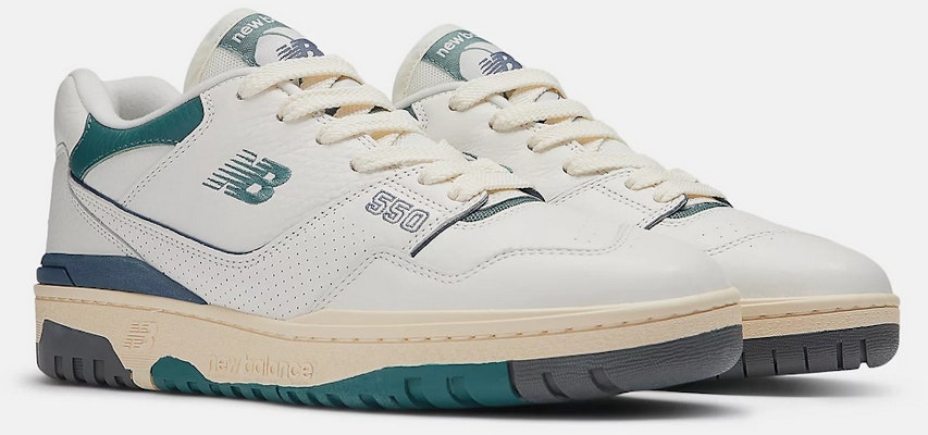 (Women) New Balance 550 Casual Shoes White Green White color BB550PTB-D Order (Women) New Balance 550 Casual Shoes White Green White color BB550PTB-D