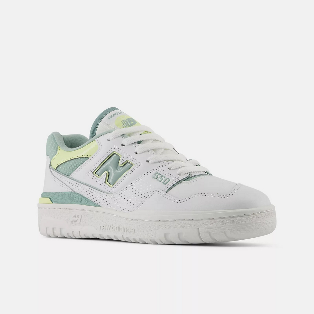 Order (W) New Balance 550 休闲鞋 白绿配色 白色款 BBW550EB-B