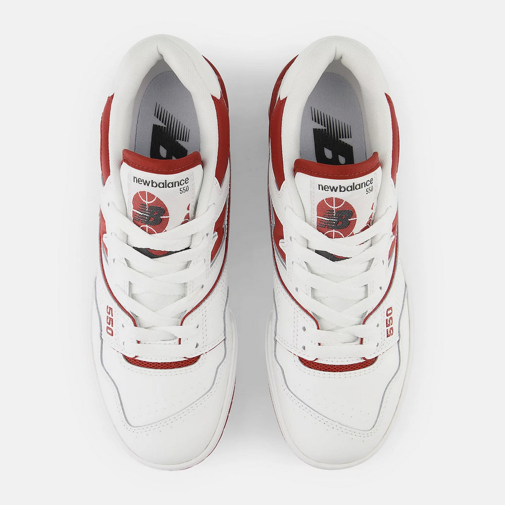 (W) NB 550 Casual Shoes White/Red White color 圖 4
