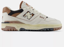 (Women) New Balance 550 Series Casual Shoes White Khaki White color BB550VGC-D (Women) New Balance 550 Series Casual Shoes White Khaki White color BB550VGC-D