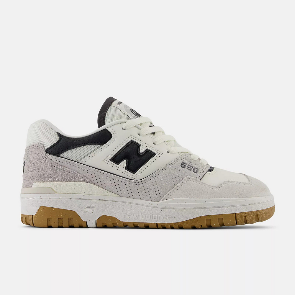 (W) NB 550 Series Casual Shoes White Grey White color