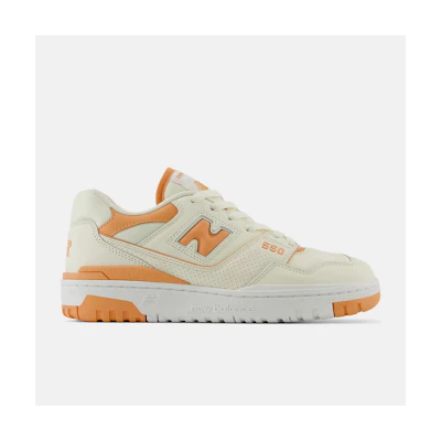 (W) NB 550 Sneakers White Orange White color