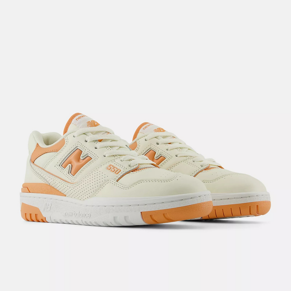 Order (W) New Balance 550 Sneakers Putih Jingga Warna Putih BBW550AJ-B