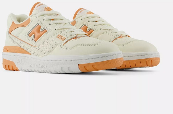 (W) New Balance 550 Sneakers Putih Jingga Warna Putih BBW550AJ-B Order (W) New Balance 550 Sneakers Putih Jingga Warna Putih BBW550AJ-B
