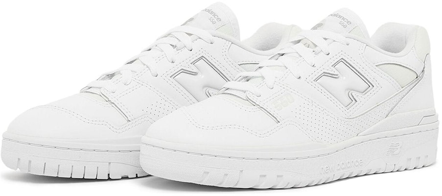 (Women) New Balance 550 Triple White Patent BBW550EC Lookbook (Women) New Balance 550 Triple White Patent BBW550EC