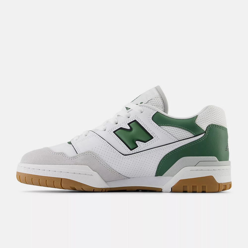 (W) NB 550 White Green  Sneakers White color White color 圖 3