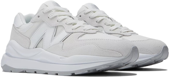 New Balance NB 5740 防滑耐磨 低帮 跑步鞋 女款 白色 Lookbook New Balance NB 5740 防滑耐磨 低帮 跑步鞋 女款 白色