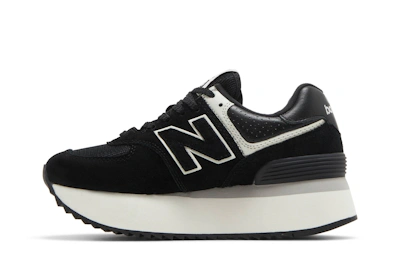 (Women) New Balance 574+ 'Black White' WL574ZAB