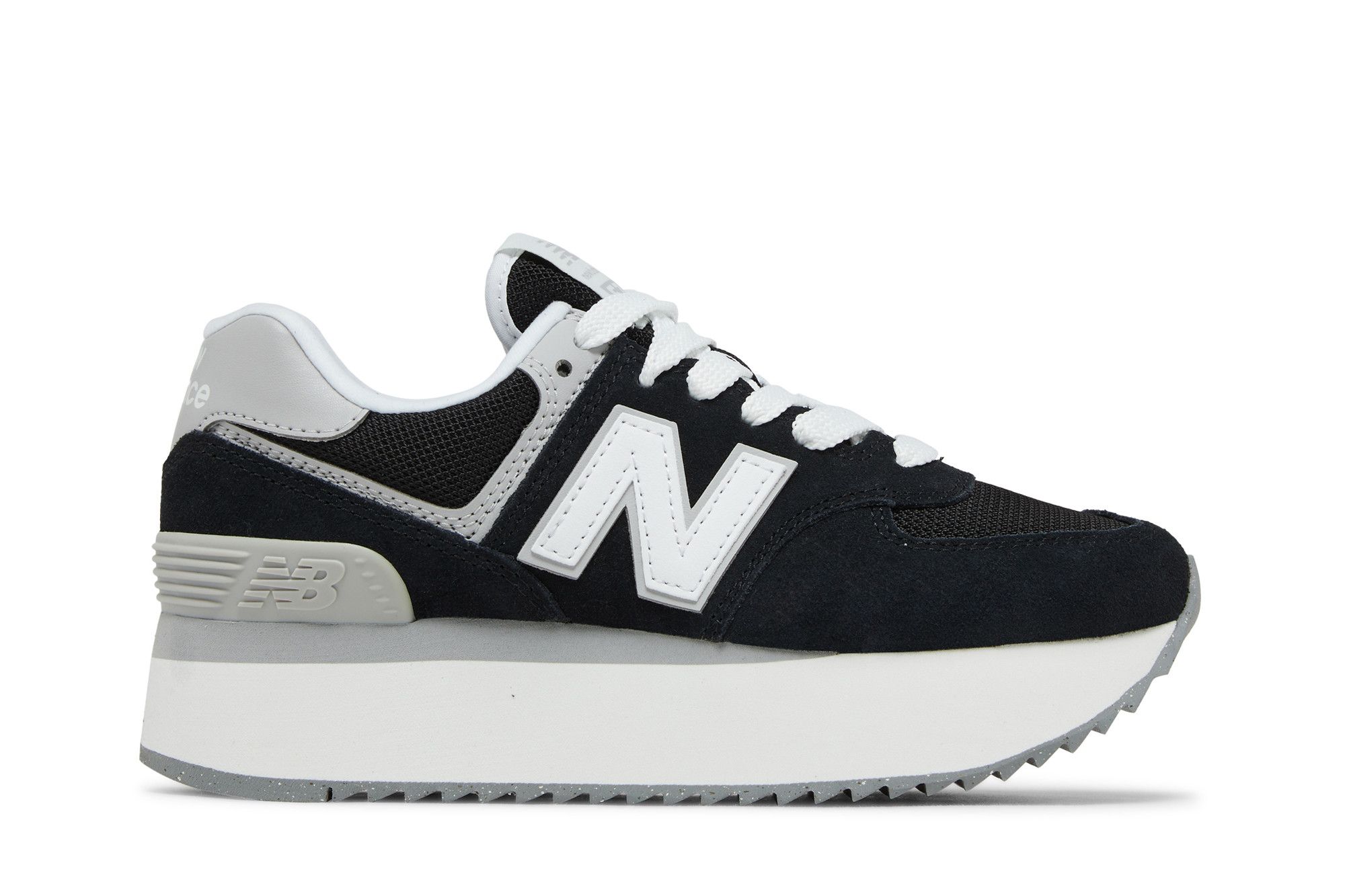 Buy (W) 뉴발란스 574+ '블랙 화이트' (New Balance 574+ 'Black White') WL574ZSA