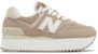 (W) New Balance 574+ 'Driftwood Timberwolf' Lelaki Wanita Kasut Sneakers WL574ZSM