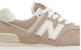 (W) New Balance 574+ 'Driftwood Timberwolf' Lelaki Wanita Kasut Sneakers WL574ZSM