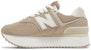 (W) New Balance 574+ 'Driftwood Timberwolf' Lelaki Wanita Kasut Sneakers WL574ZSM