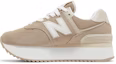 Lookbook (W) New Balance 574+ 'Driftwood Timberwolf' Lelaki Wanita Kasut Sneakers WL574ZSM