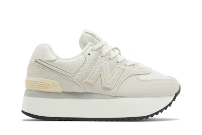 (Women) New Balance 574+ 'White Grey' WL574ZAA