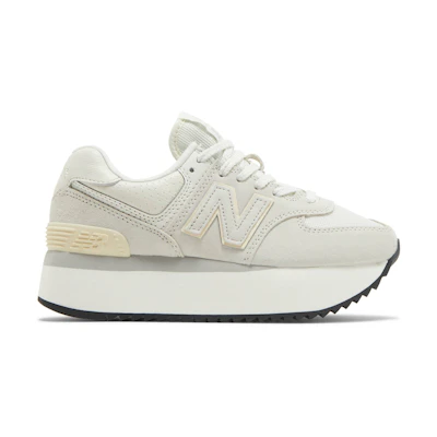 (W) NB 574+ 'White Grey'