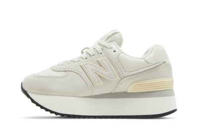 (Women) New Balance 574+ 'White Grey' WL574ZAA