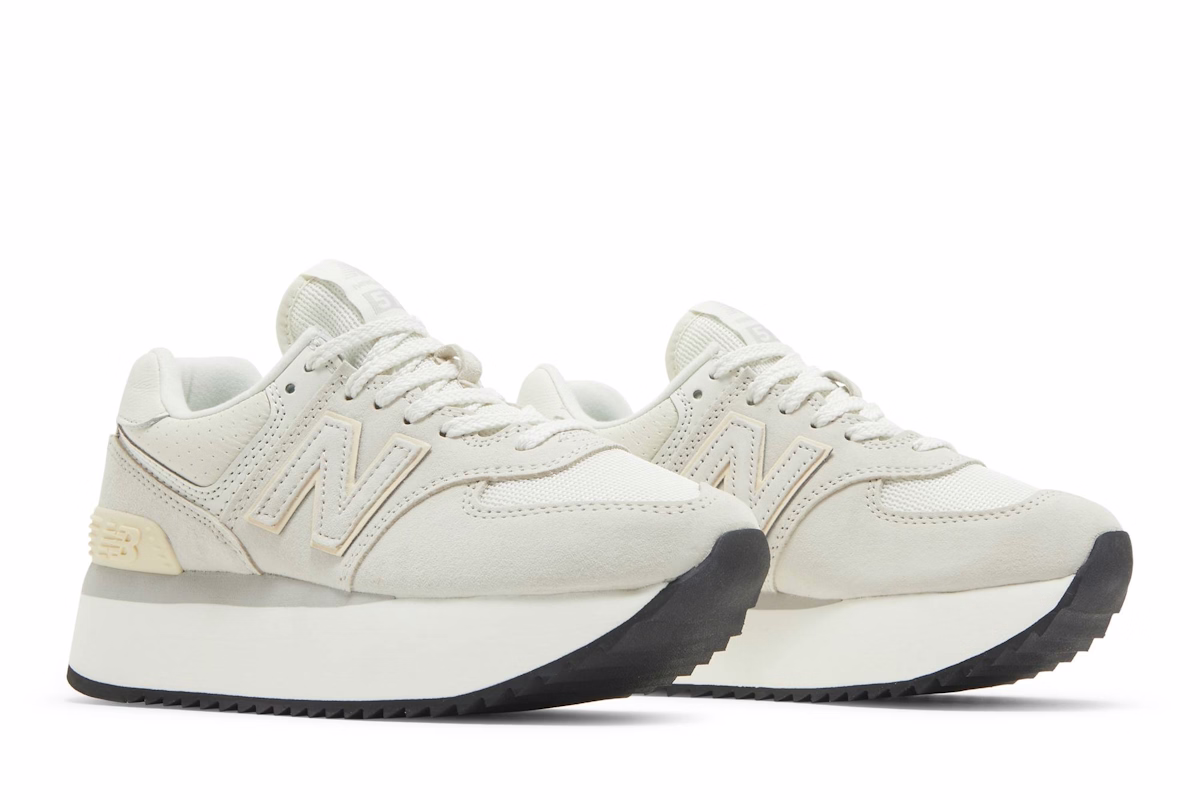 (Women) New Balance 574+ 'White Grey' WL574ZAA