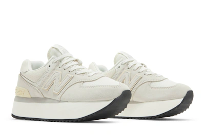 (Women) New Balance 574+ 'White Grey' WL574ZAA