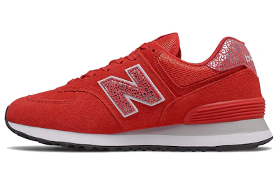 (Women) New Balance 574 'Animal Print - Red'