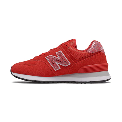 (W) NB 574 'Animal Print - Red'