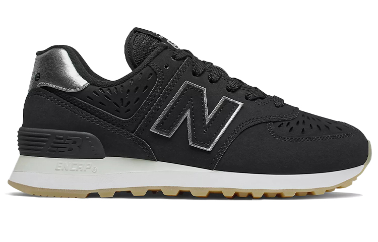 Order (W) New Balance 574 'Hitam Perak Gelap Metalik' WL574SCP