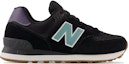 Order (W) New Balance 574 'Hitam Teal Memudar' WL574RA