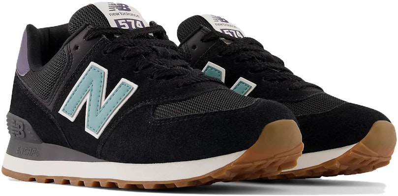 (W) New Balance 574 'Hitam Teal Memudar' WL574RA Lookbook (W) New Balance 574 'Hitam Teal Memudar' WL574RA