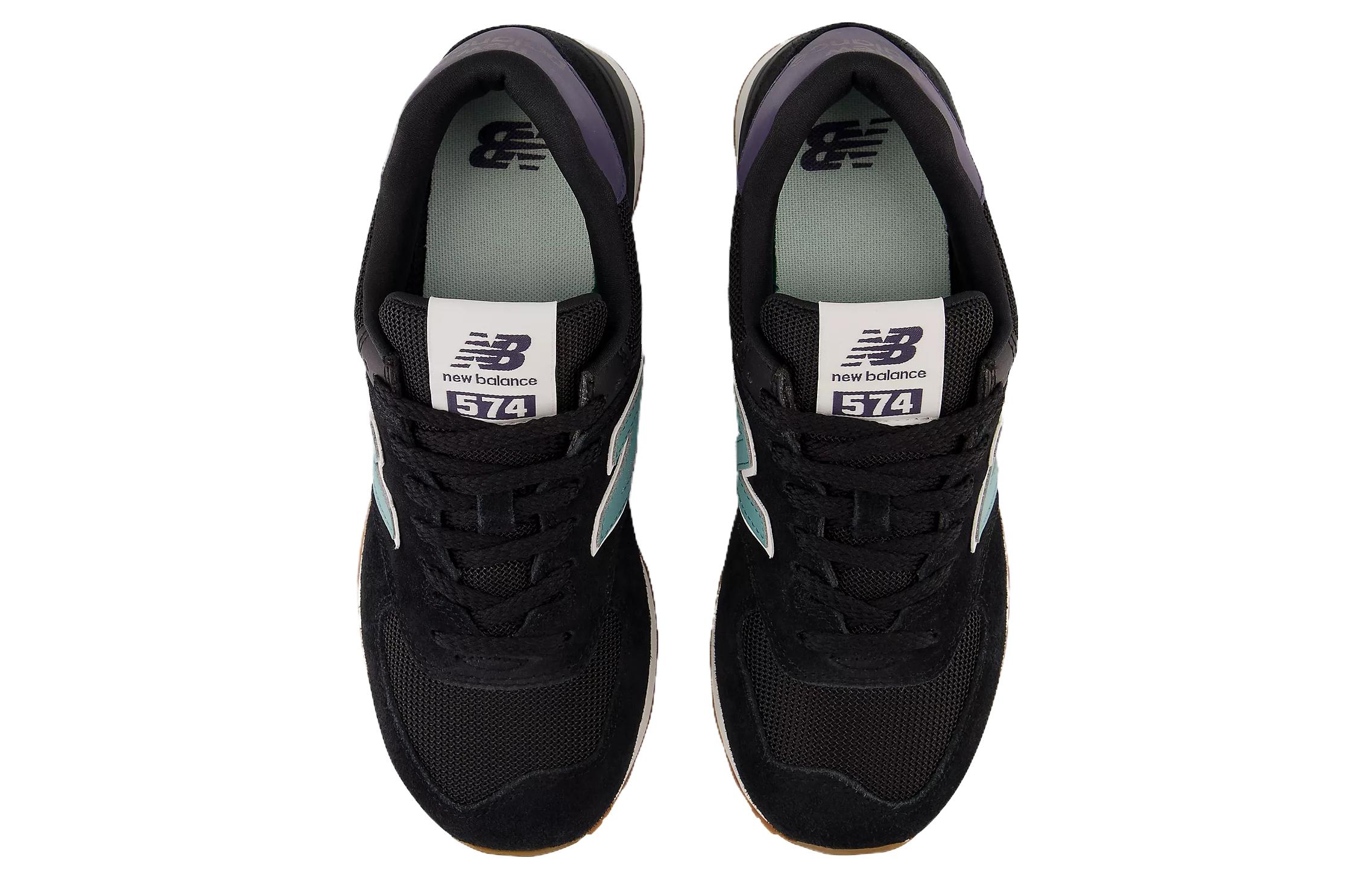 Shop (Women) New Balance 574 'Black Faded Teal' WL574RA