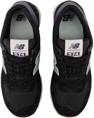 (W) New Balance 574 'Hitam Teal Memudar' WL574RA Shop (W) New Balance 574 'Hitam Teal Memudar' WL574RA